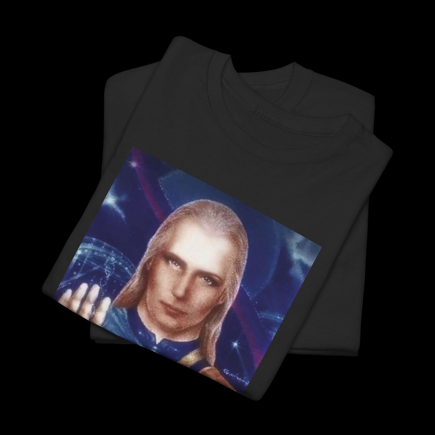 Lord Ashtar Agartha Unisex Heavy Cotton Meme T-Shirt