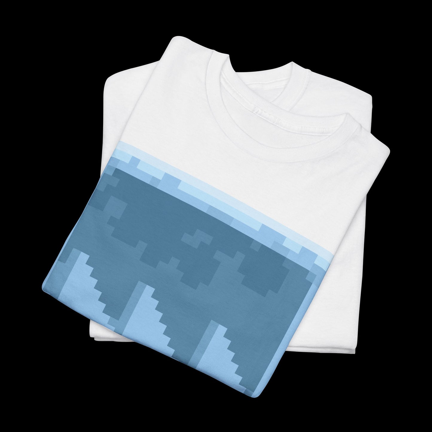 Minecraft Water Painting Unisex Heavy Cotton T-Shirt