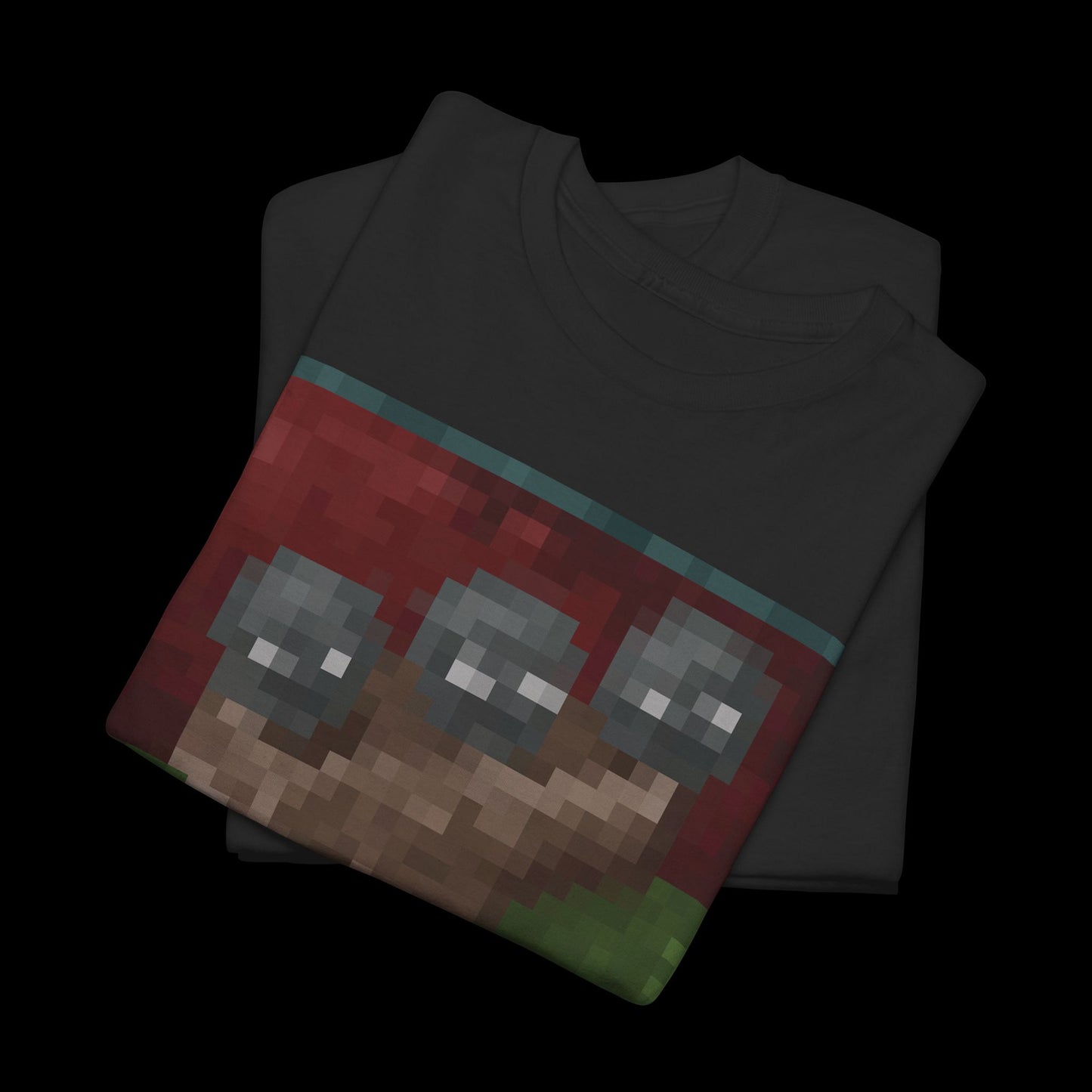 Minecraft Wither Painting Unisex Heavy Cotton T-Shirt