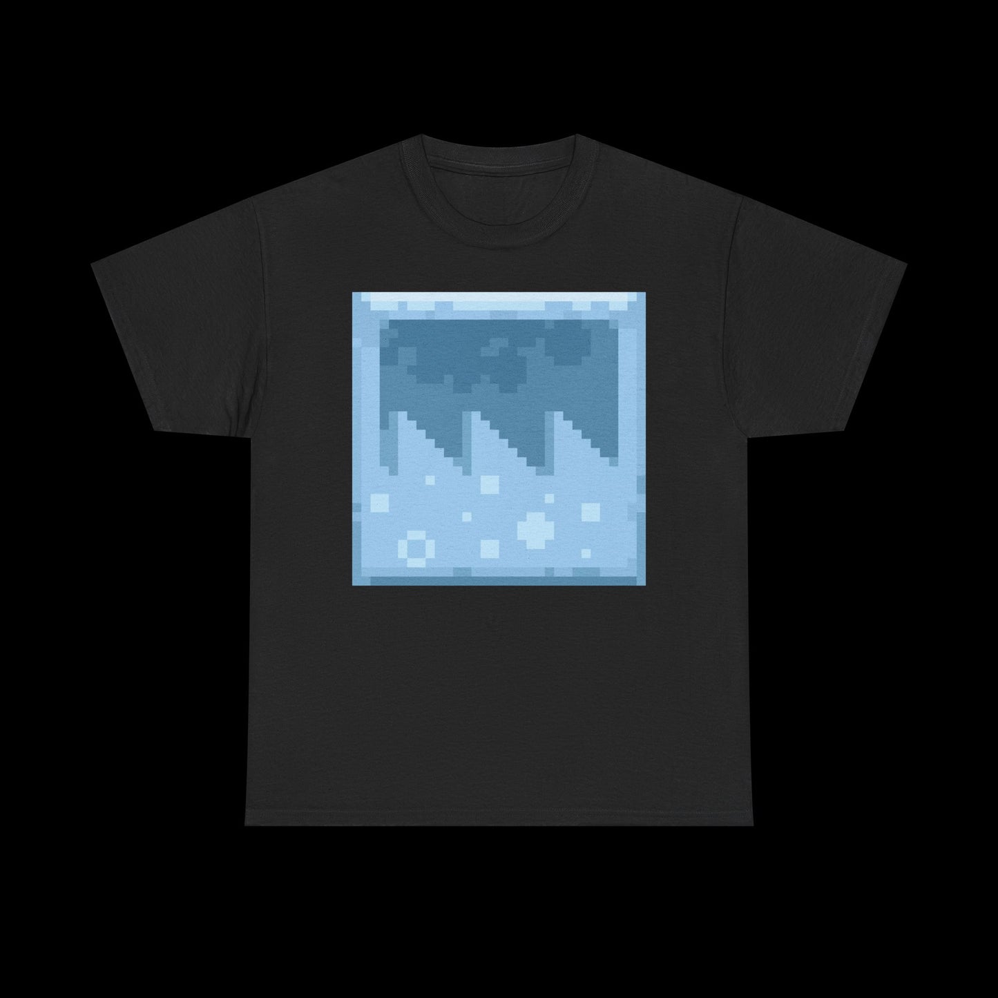 Minecraft Water Painting Unisex Heavy Cotton T-Shirt