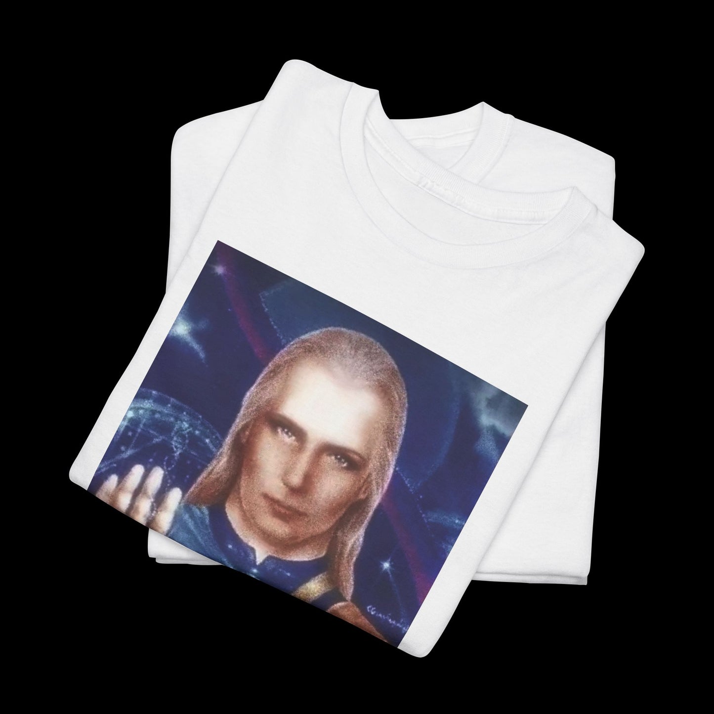 Lord Ashtar Agartha Unisex Heavy Cotton Meme T-Shirt